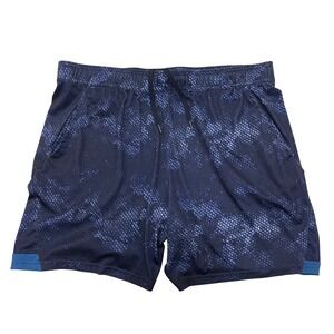 All in Motion Training Shorts Mens Size L Blue Geometric‎ Print Activewear